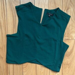 Aritzia Emerald Green Crop Tank Top